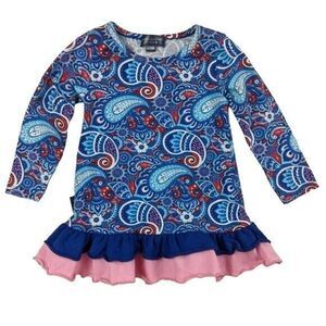 Simply Southern Collection Paisley Print Dress  Infant Baby Girls 6-12 month